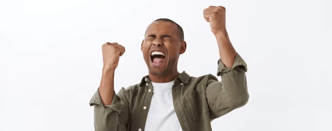 Celebrating your victory